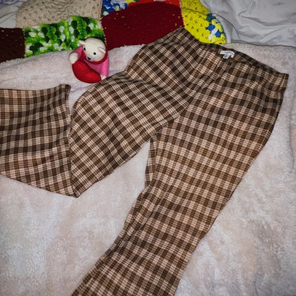 Gingham elastic waistband pants 🥧 size: 5 - Picture 1 of 6